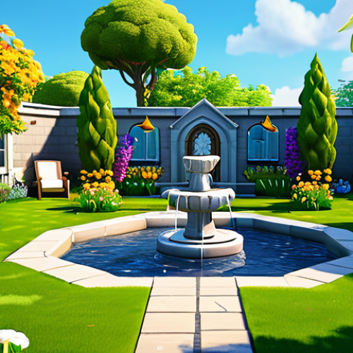 **

A beautifully designed, fully clothed garden in a mobile game style, showcasing a variety of flowers, fountains, and decorative elements. The scene is bright and cheerful, depicting a player happily interacting with the garden. The style is family-friendly and emphasizes the fun of customizing and building a dream garden. Include "safe for work," "appropriate content," "fully clothed," "professional," "perfect anatomy," and "natural proportions." The color palette should be vibrant and inviting, reminiscent of mobile game aesthetics.

**