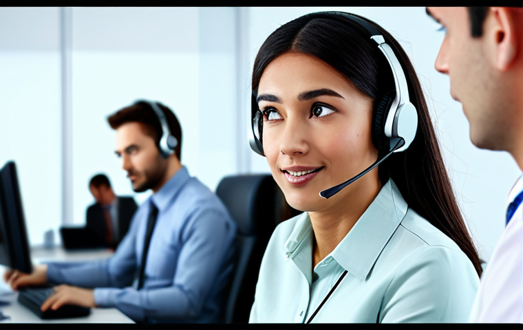**

"A customer service representative, fully clothed in a professional and modest headset, is assisting a user with a game-related issue. The background features a brightly lit, modern office setting with other colleagues working nearby. Focus on clear communication and helpfulness. Safe for work, appropriate content, perfect anatomy, natural proportions, well-formed hands."

**